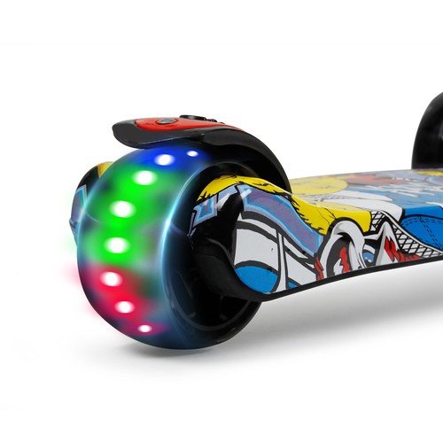 Foldable 3-Wheeled Kids Scooter| 3 Height Adjustable Kids Scooter| LED Light Up - Picture 20 of 23