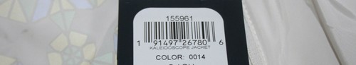 ASICS Women's Large White Run Jog Exercise Jacket Windbreaker Kaleidoscope New - Picture 11 of 12