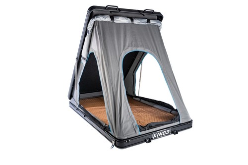 Kings Grand Tourer MkIII Aluminium Rooftop Tent + Alloy Cross Bars Pair - Picture 5 of 11