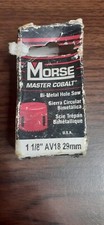 MORSE AV18 MASTER COBALT BI-METAL PREMIUM HOLE SAW  1-1/8" 29mm       USA SELLER