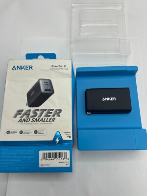 Anker 735 65W 3 Port USB Foldable Fast Wall Charger with GaN