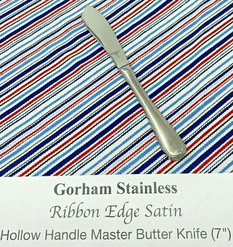 Ribbon Edge Satin Frosted GORHAM SILVER Stainless ** CHOICE ** 21-1281 - Picture 20 of 20