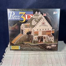 Milton Bradley Puzz3D Peppercricket Farms 3D Jigsaw Puzzle by Charles Wysocki
