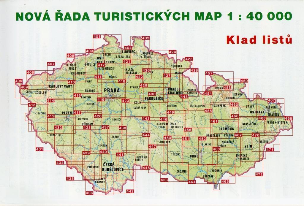 Thumbnail - Wanderkarte Tschechien Ceske Stredohori, Decisnke Steny 1 : 40 000 |