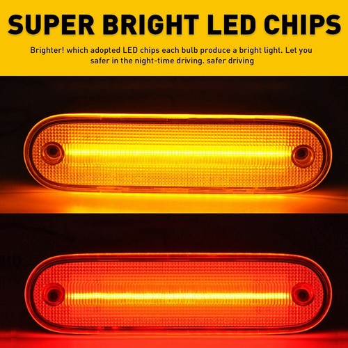 4x Smoked Led Front&Rear Side Marker Light For Mazda Miata MX-5 NA NB 1990-2005 - Imagen 3 de 10