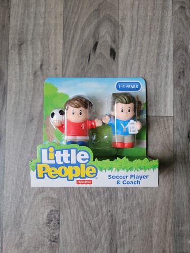 Fisher Price Little People SOCCER PLAYER & COACH - 第 1/2 張圖片