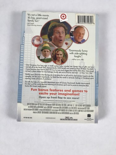 ELF DVD  Will Ferrell and James Caan  Christmas Movies - Picture 2 of 6