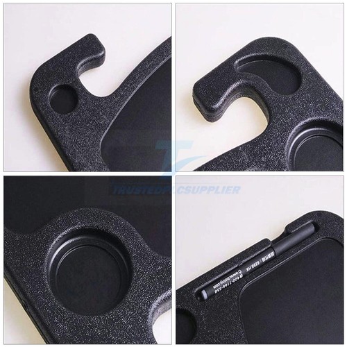 Car Steering Wheel Tray Desk Two Sided For Laptop Drink Food Work Table Holder~ - Picture 5 of 14