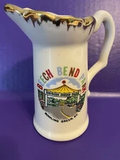 Vintage Ebrink Cream Pitcher Beech Bend Park Souvenir Bowling Green 4.75” T