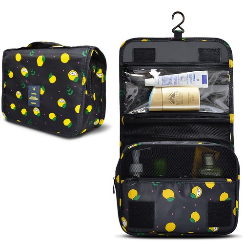 Travel Cosmetic Bag Makeup Bag Toiletry Case Hanging Pouch Wash Organizer Bag - Picture 3 of 26