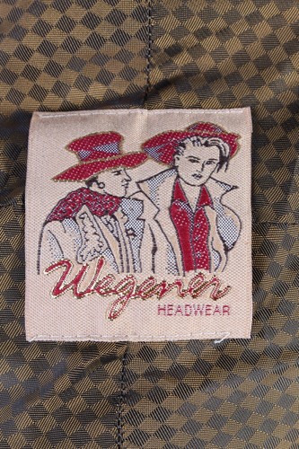 Wegener 1990er Mode gefütterte Wintermütze 100 % Vinatge Wolle Schnalle Multi - HAT931 - Bild 4 von 4