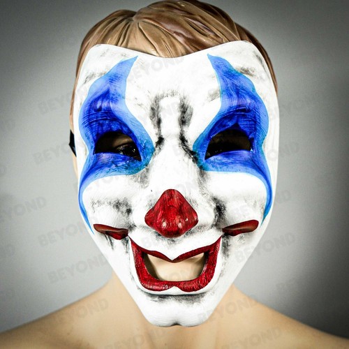 Scary Joker Halloween Clown Mask Costume Party Clown Comfortable Face Mask - Picture 3 of 3