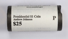 2011-P $1 Andrew Johnson Presidential Dollar H/T Bank Roll