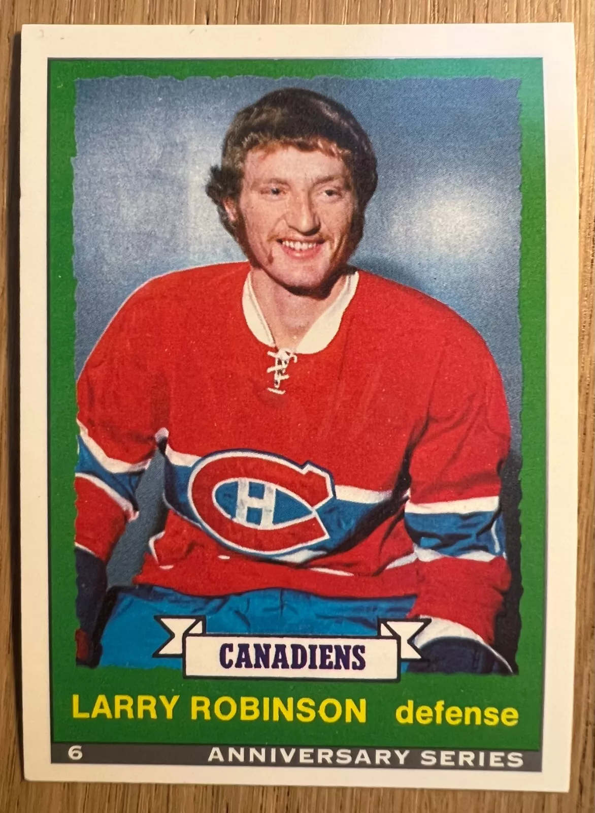 Larry Robinson trading card
