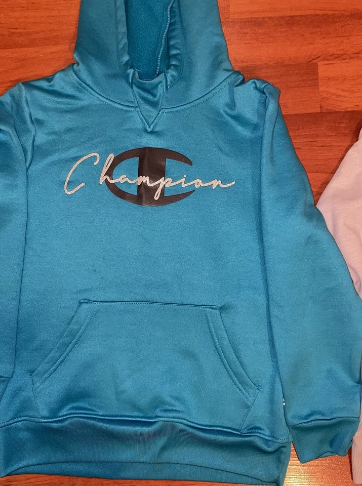 Lote X2 Sudadera con Capucha Manga Larga para Niñas Talla 10/12 Champion & Avia Foto 2 de 4