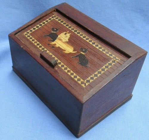 SCOTTISH TERRIER INKWELL WOOD SCOTTY DOGS - Picture 4 of 12