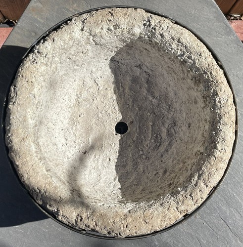 Hypertufa Zement Metall Pflanzgefäß Sukkulenten Blumentopf Gefäß Sockel Handarbeit - Bild 3 von 12