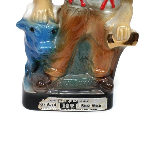 Vintage 1970 Paul Bunyan Minnesota Centennial Jim Beam Bourbon Whiskey Dekanter - Bild 8 von 12