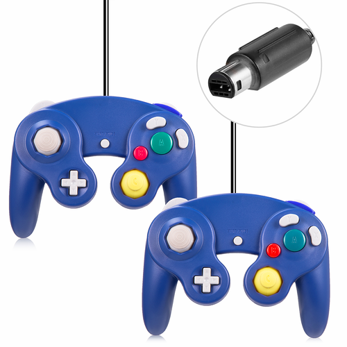 2 Pack Wired Gamecube Rumble Controller Gamepad for Nintendo GameCube Console - Picture 14 of 91