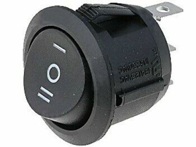 Rs1366dbb7 rocker sp3t estables 3 on-off-on 10a/250vac negro Sci parts Rs1366dbb7 rocker sp3t estables 3 on-off-on 10a/250vac negro Sci parts