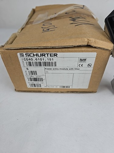Schurter CG40.6101.151 AC Power Entry Module 6A 250VAC VITEK 2 - Picture 2 of 12