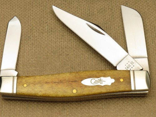 Case XX USA 2023 Stamp 6375 SS Jumbo Stock Knife - Smooth Antique Bone - MINT - Picture 2 of 13
