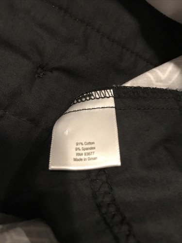 a new approach womens size 2 black white pants Cotton blend stretch a43 - Picture 3 of 4
