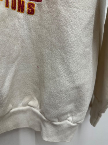 VTG Redskins Super Bowl XXII 1987 1988 Pullover Adult Lg USA Made - Picture 5 of 14