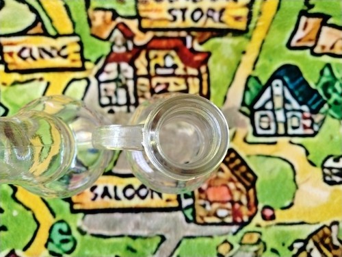 2-Set Oil & Vinegar / Salt & Pepper Cruet NO CORK STOPPERS  7-inches 6oz CLEAN!! - Picture 4 of 6