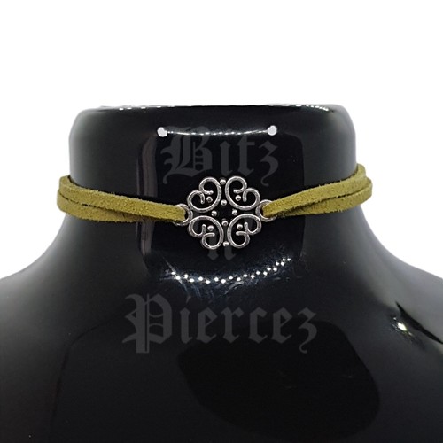 HANDMADE Flower Connector Charm Faux Suede Choker *UK SELLER* - Picture 49 of 78