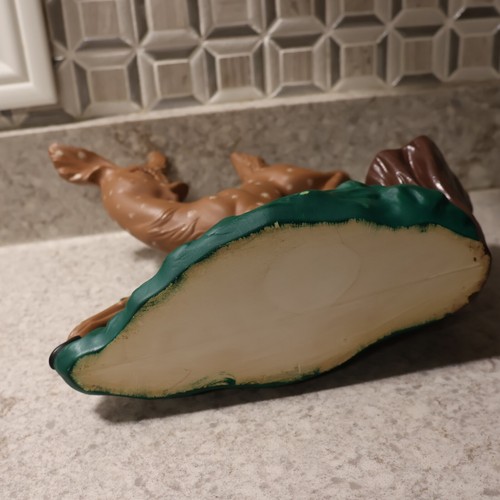 Vintage Mid Century Modern Doe Deer Ceramic Pottery Planter Figurine Christmas - Picture 7 of 13