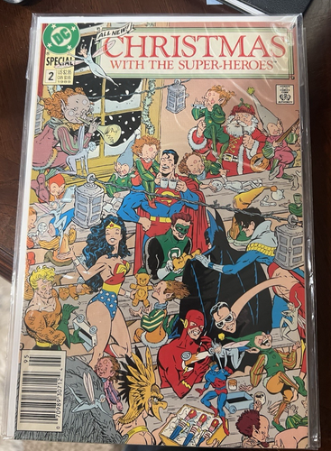 Weihnachten mit den Superhelden #2 Comic DC Comics 1989 sehr guter Zustand