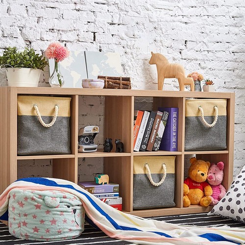 Foldable Storage Cube Basket Bin Cloth Baskets Shelves Cubby Organizers 13×13×13 - Picture 43 of 43