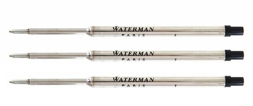GENUINE WATERMAN BALLPOINT REFILL - MEDIUM & FINE - BLACK & BLUE BALL PEN - Picture 9 of 9