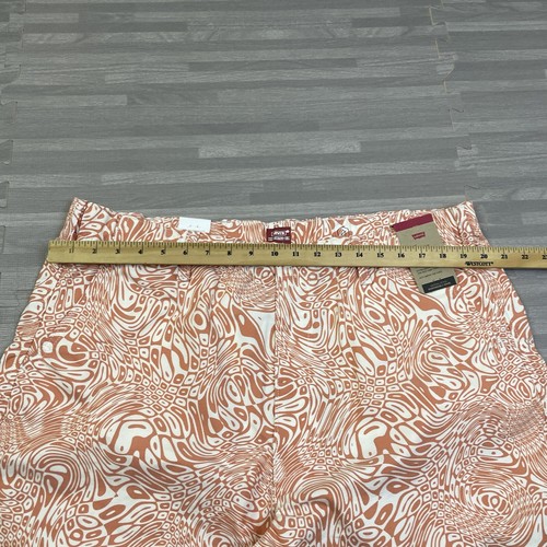 Levi's XX Chino Graphic Print Easy Shorts Mens XL 8" Summer Edition Orange $49 - Picture 3 of 10