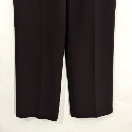 Le Suit Women’s Size 10 Dark Brown Solid Fully Lined Career Bootcut Dress Pants - Picture 3 of 11