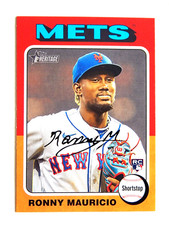 Ronny Mauricio #296 Topps Heritage 2024 Baseball Card (New York Mets) 