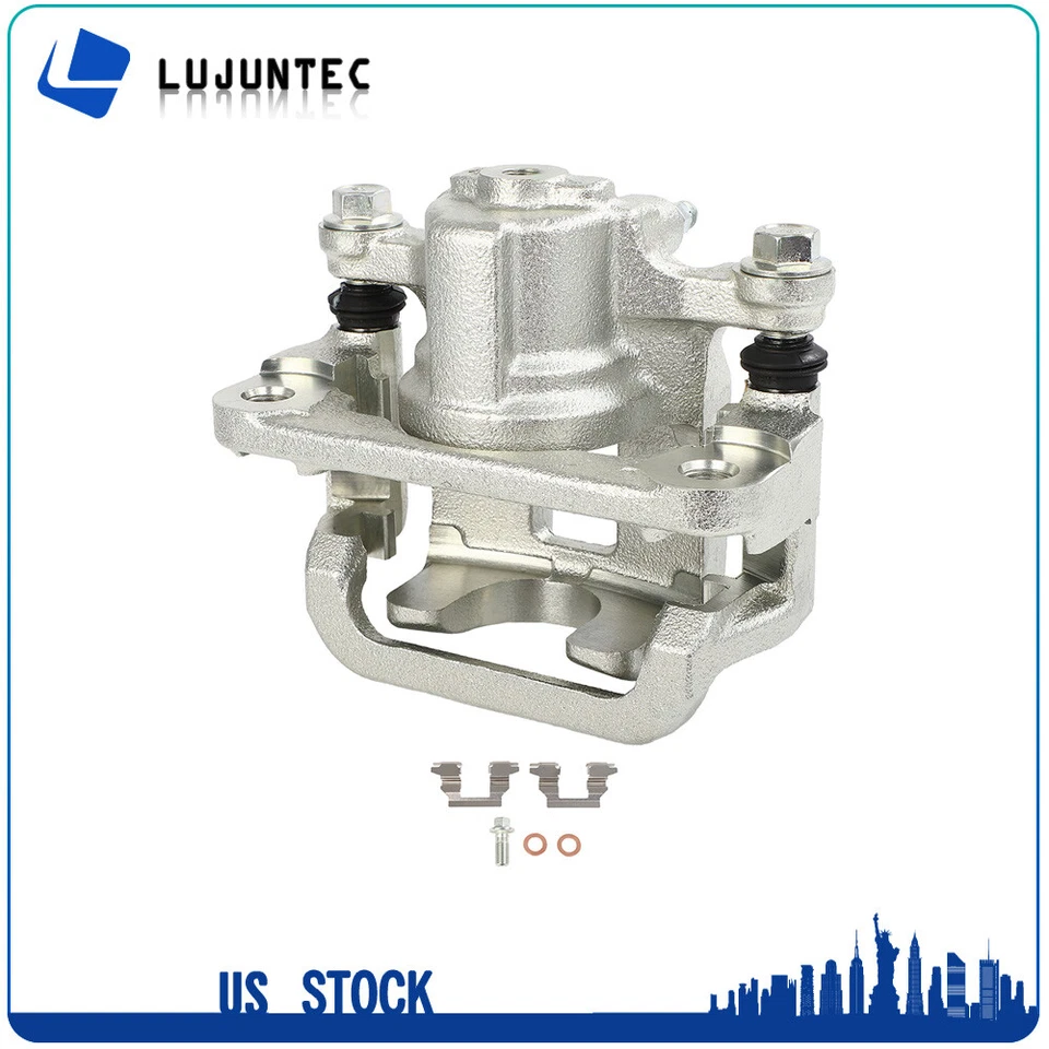 Pinza de freno de disco con soporte para conductor trasero izquierdo Nissan Rogue 2014-2022 Foto 2 de 4