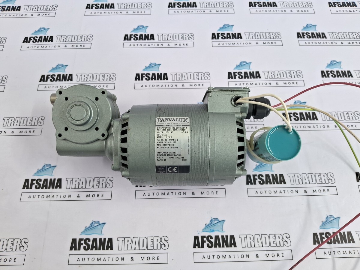 PARVALUX SD29-0007 CONT WIPER MOTOR 220/240VAC 2800/3400 RPM