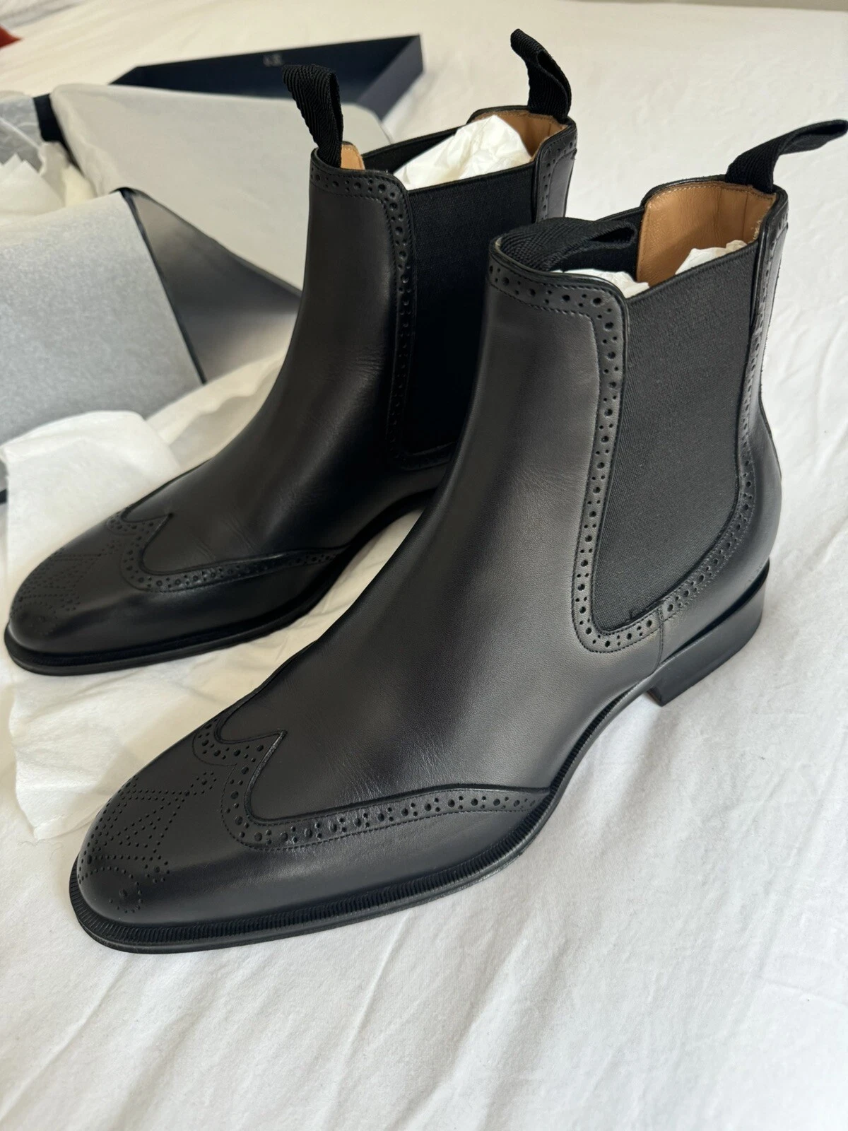 Bottes Dior homme Chelsea noires intemporelles taille 42 non portées
