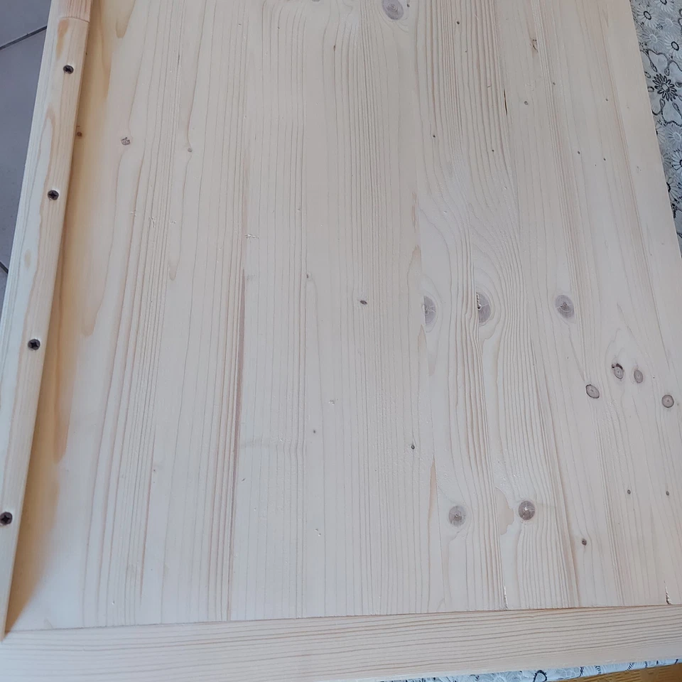 Spianatoia In Legno Di Abete Massello Con Fermo Antiscivolo 86x50 (ASFORWOOD) - Immagine 3 di 4