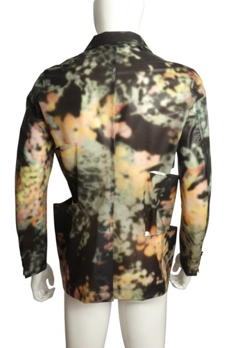 C0MME DES GARCONS - 2019 PVC Slashed Blazer, Size Medium - Bild 4 von 6