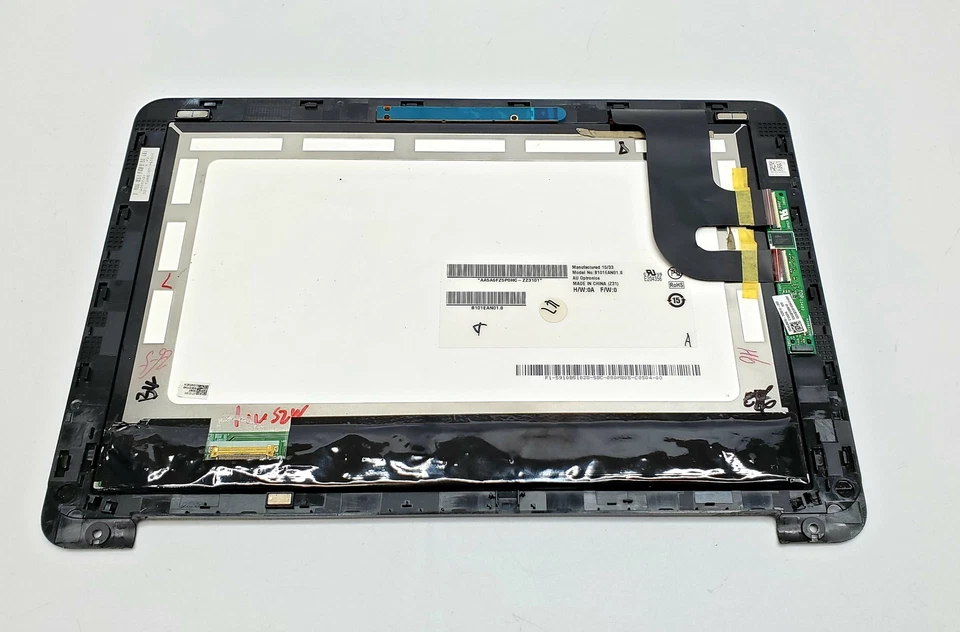 AU Optronics 10.1"1280x800 WXGA Glossy Laptop Touch LED LCD Panel Screen W/Bezel - Image 2 of 3