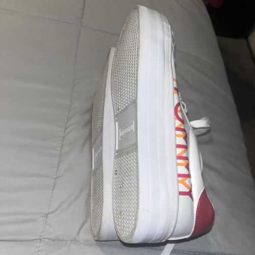 Tommy Hilfiger Brie Platform Women’s 8 Sneakers White/Pnk - Picture 6 of 11