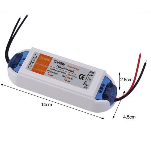 12V netzteil treiber DC 18/28/48/72/100 W Trafo LED Transformator Netzadapter - Bild 24 von 31