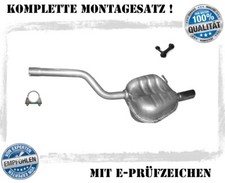 Endschalldämpfer für Skoda Octavia II 1.2 TSI, 1.6 Auspuff Endtopf Montagesatz