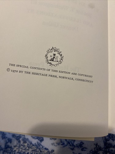 UP FROM SLAVERY BOOKER T WASHINGTON HERITAGE PRESS 1970 HERITAGE CLUB SANDGLASS - Picture 7 of 7