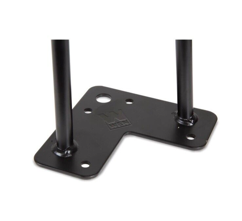 WEN 16-Inch Mid-Century Modern Satin Black Hairpin Table Legs, 1/2" Dia Set of 4 - Picture 3 of 8