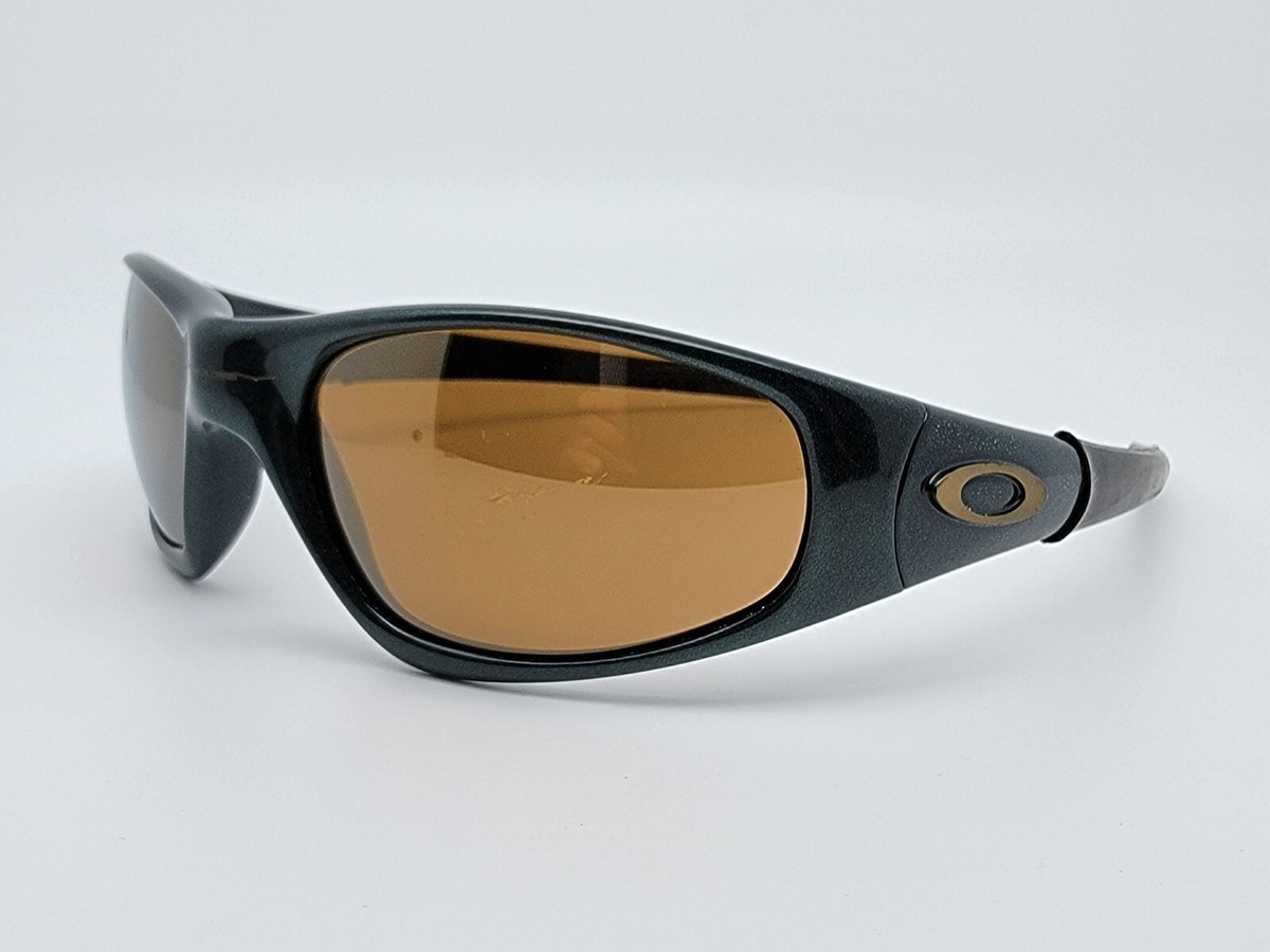 Oakley 04-036 Straight Jacket Gen 1 Emerald Frame Gold Oakley 04-036 Straight Jacket Gen 1 Emerald Frame Gold