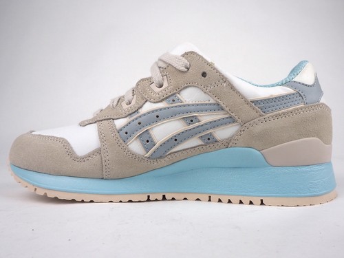 blanco cuero gris deporte de cordones Lyte casuales Asics con Iii H6u9l de de Zapatillas Gel 0113 wTZxnpq1T